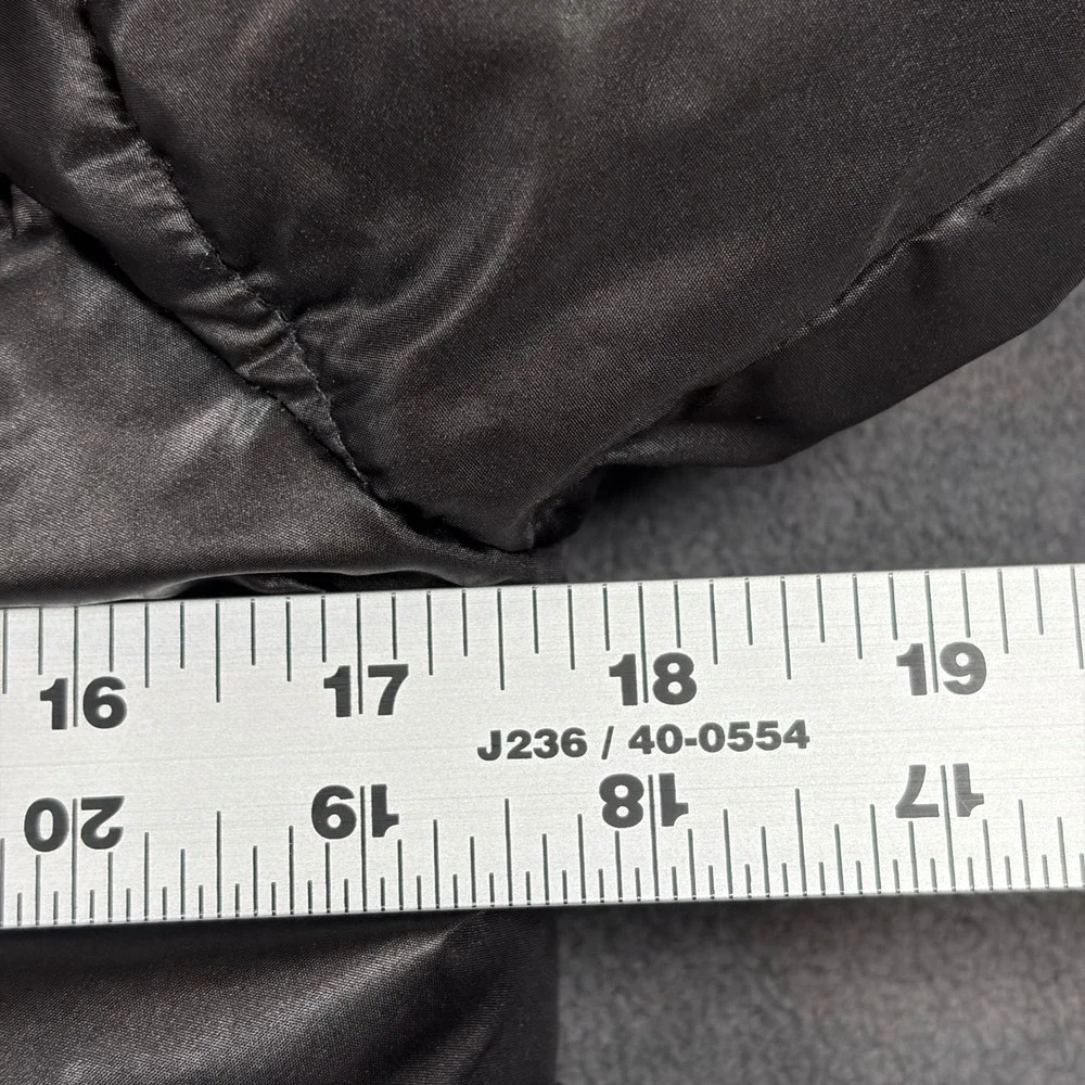 Ozark Trail Puffer Jacket Youth Size L (10-12) Black Hooded Full Zip